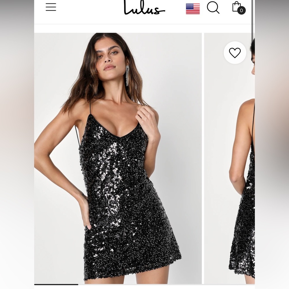 Lulus sequin mini dress
